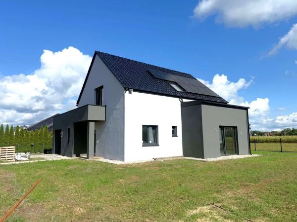 Nowoczesny dom 143 m² w stanie deweloperskim – Krzymów